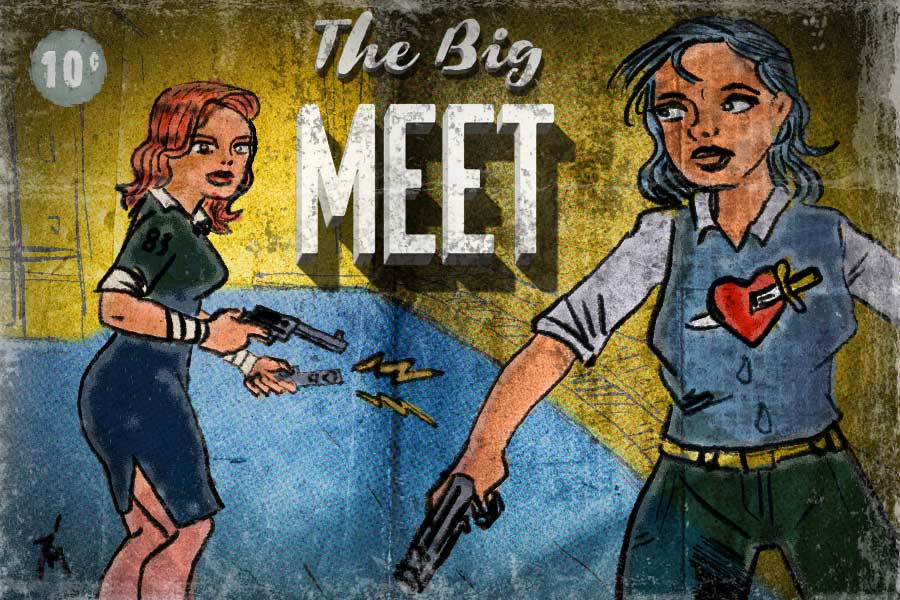 illustration titled The Big Meet.