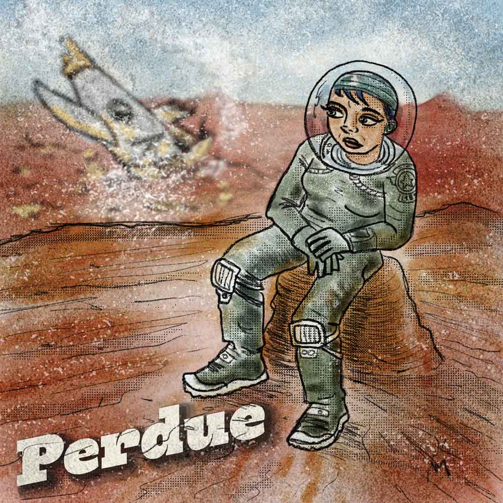 illustration titled: Perdue (Lost) 
