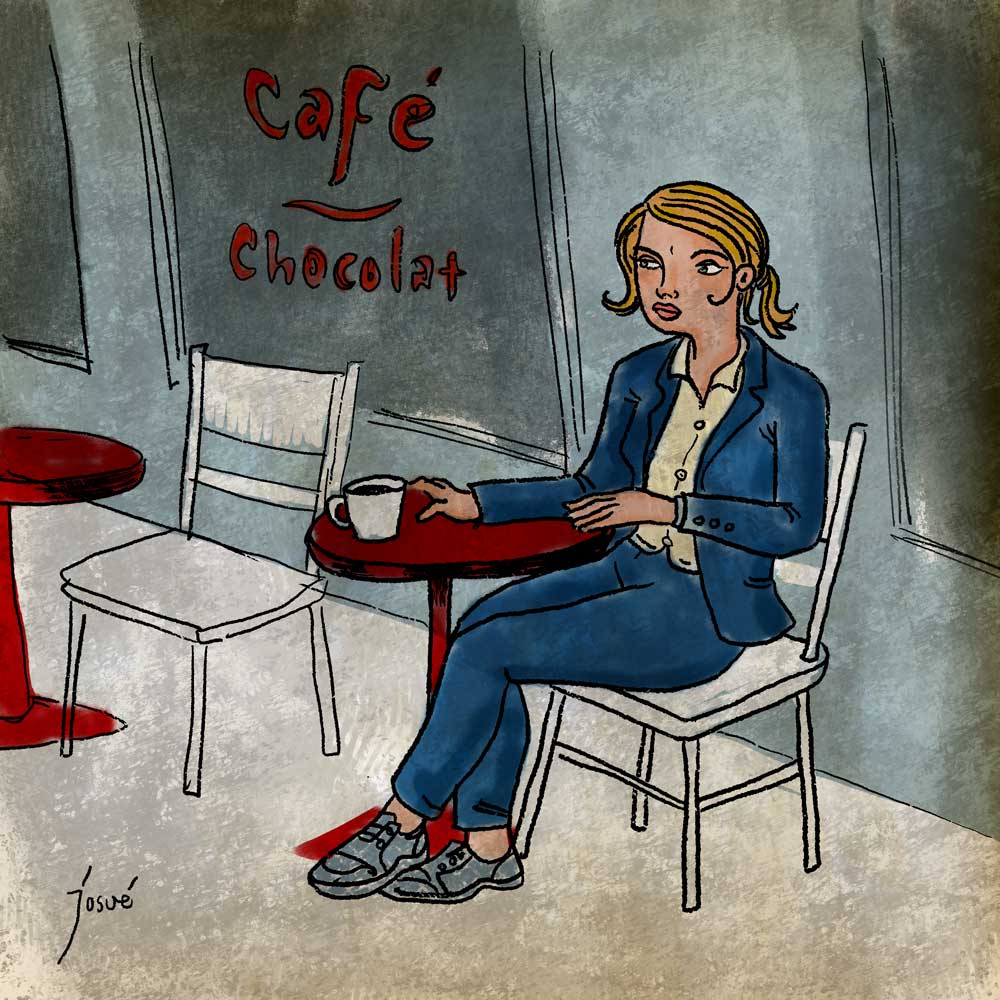 illustration titled: Cafe Chocolat