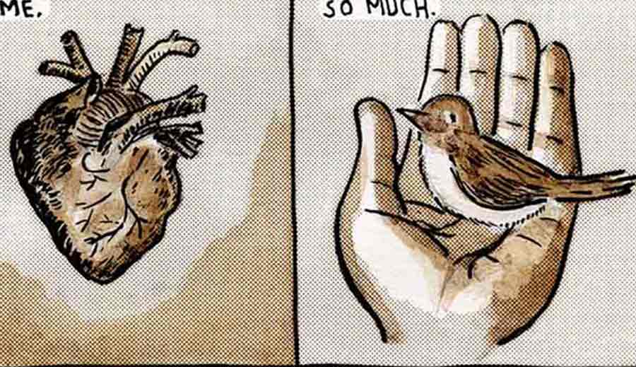 teaser image for new comic book page, Speak Softly