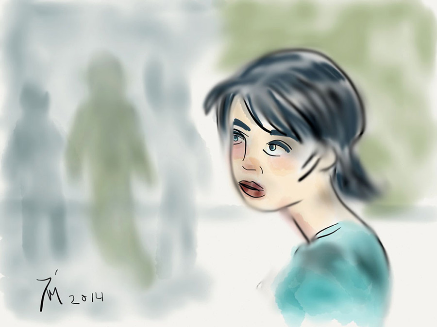 Drawn using Paper ipad app.