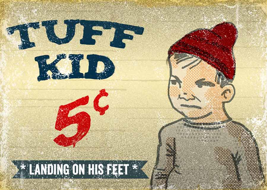 illustration" Tuff Kid