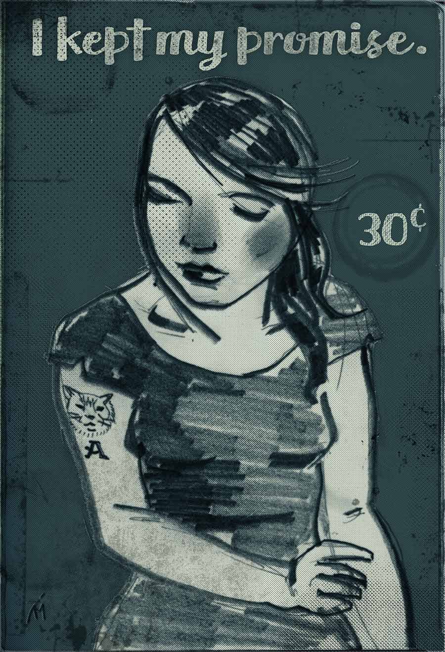 finished illustration: I Kept My Promise