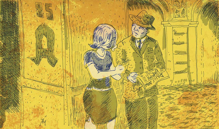Illustration titled: Munich Mystery