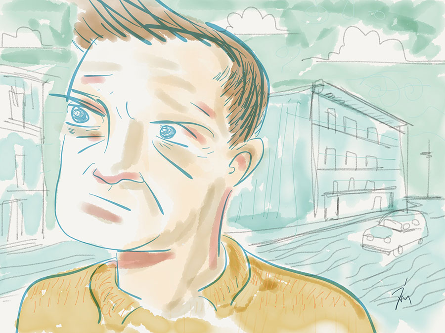 Illustration titled: Lost