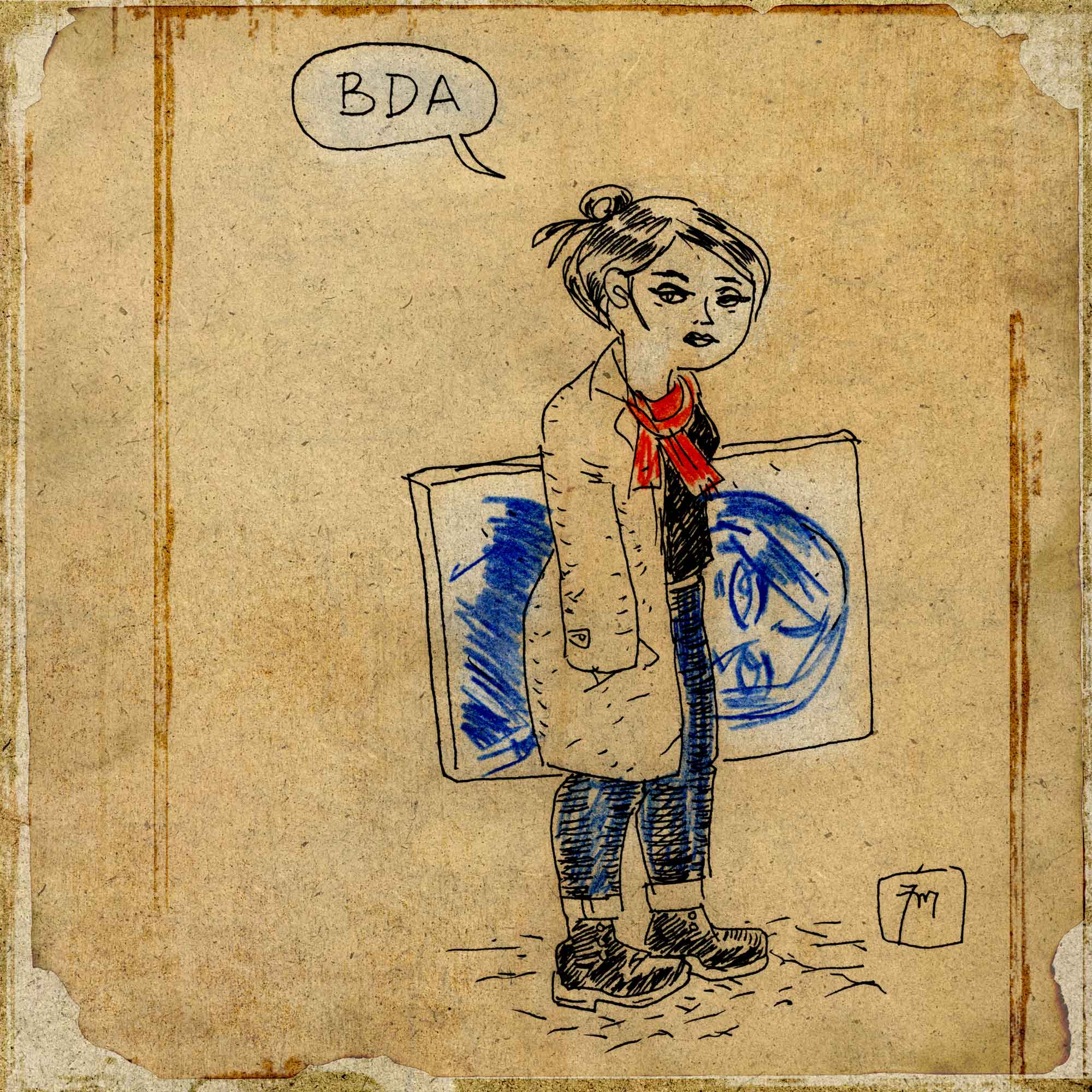 illustration titled: BDA