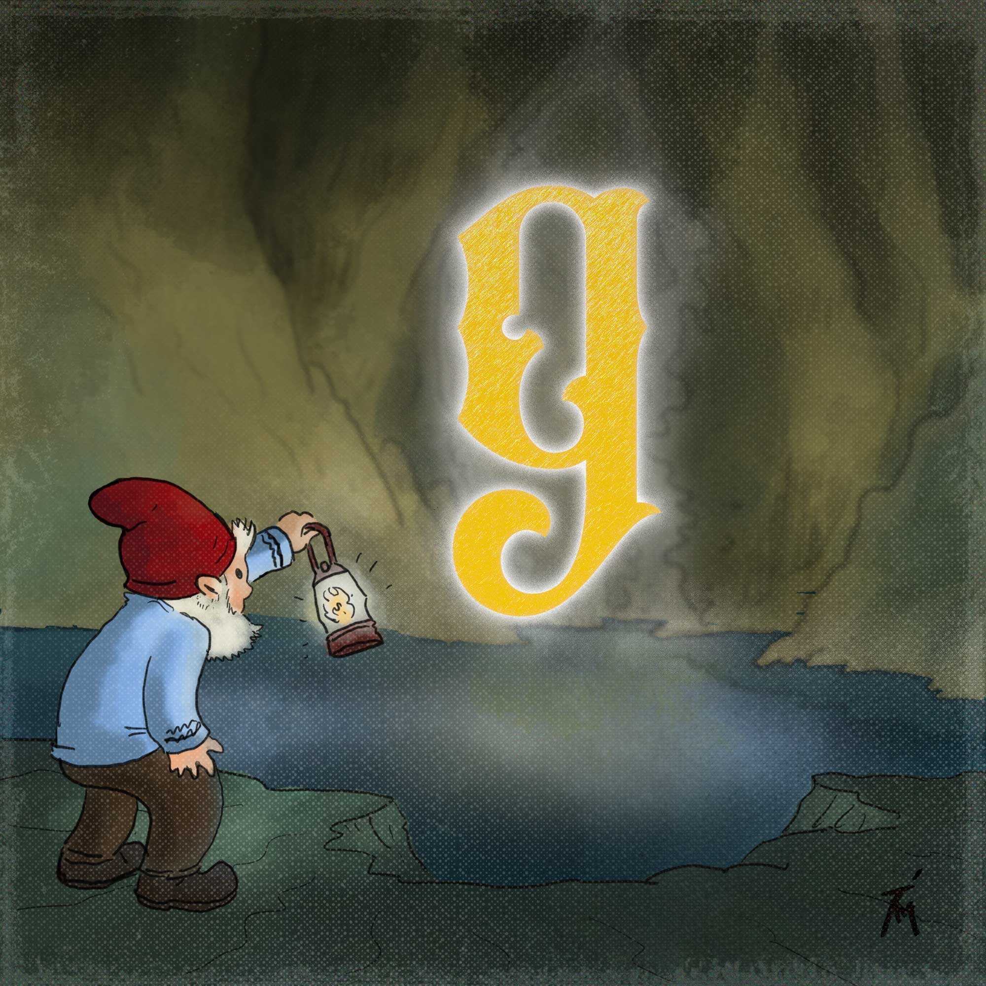 the letter G.