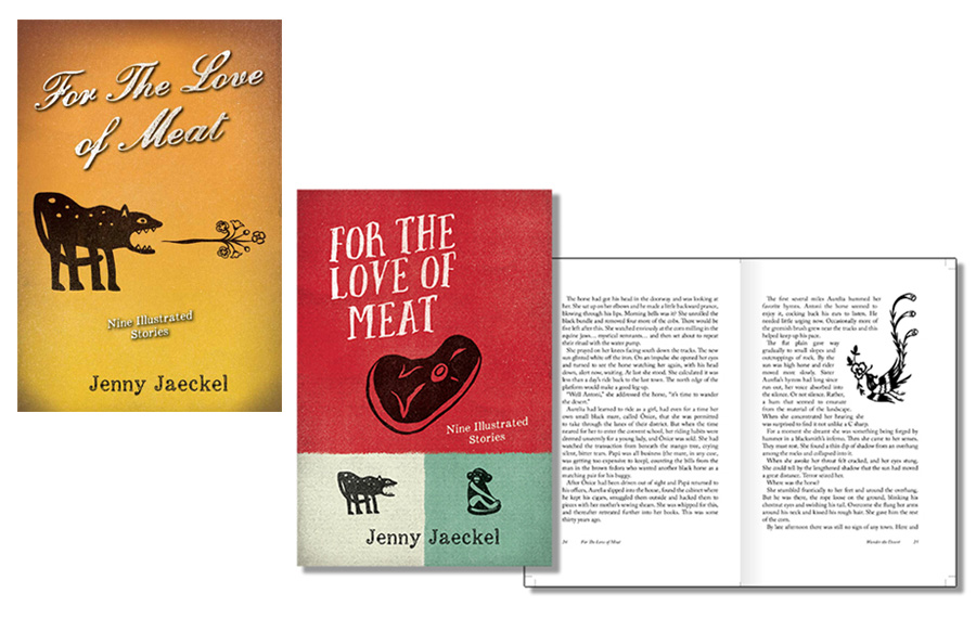 For The Love Of Meat book layout